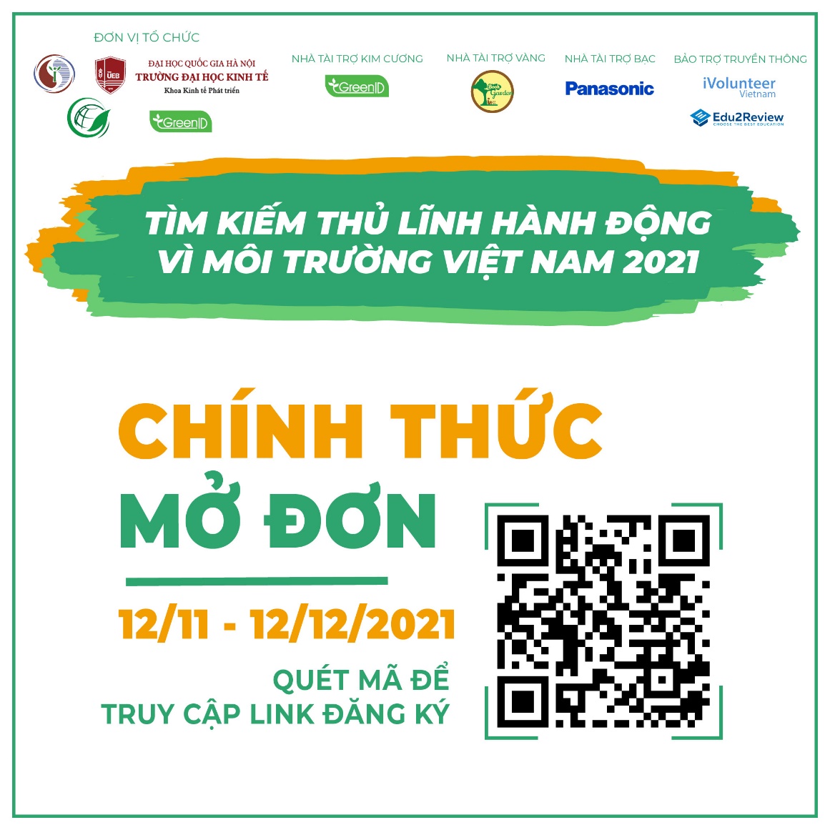 Cuộc thi “Tìm kiếm thủ lĩnh hành động vì môi trường Việt Nam 2021”  