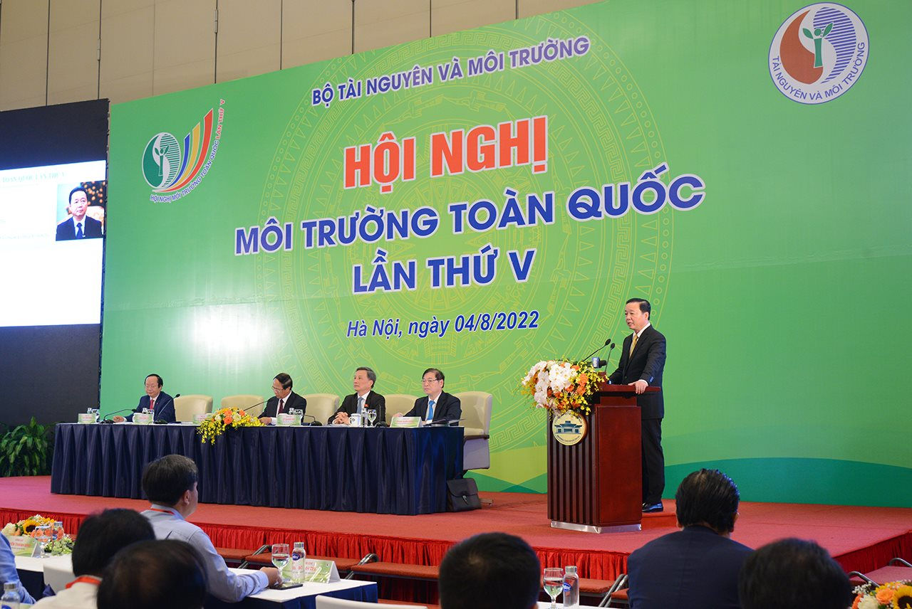 Phát biểu khai mạc của Bộ trưởng Trần Hồng Hà tại Phiên toàn thể, Hội nghị Môi trường toàn quốc lần thứ V